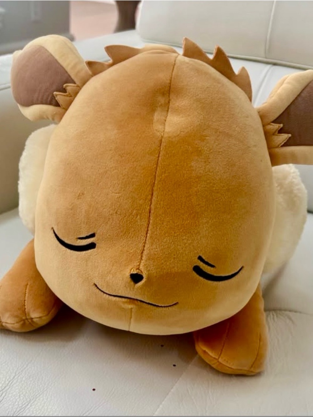 Eevee Sleeping Pokemon Pillow Plush